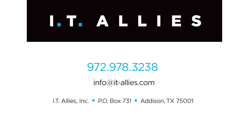 I.T. Allies, Inc.  info@it-allies.com
